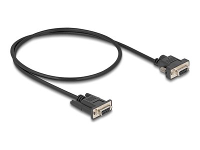 DELOCK Seriell Kabel RS-232 D-Sub9 Bu zu D-Sub9 Bu Pin9 0,5m Kabel