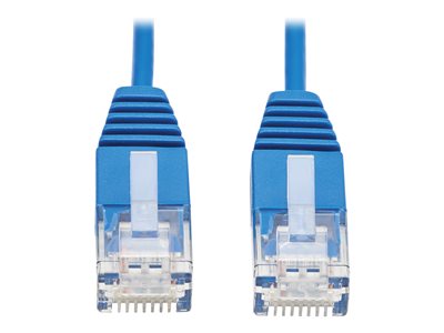 Tripp Lite Cat6 Gigabit Molded Ultra-Slim UTP Ethernet Cable (RJ45 M/M), Blue, 7ft