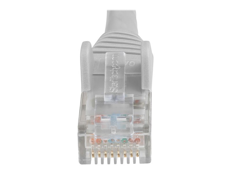 Câble Ethernet CAT6 2m - LSZH (Low Smoke Zero Halogen) - Cordon RJ45 UTP  Anti-accrochage 10 GbE LAN - Câble Réseau Internet 650MHz 100W PoE - Noir 