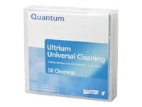 Quantum - LTO Ultrium - bar code labeled - black - cleaning cartridge
