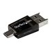 StarTech.com Micro SD to Micro USB / USB OTG Adapter Card Reader For Android Devices (MSDREADU2OTG)