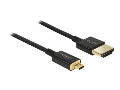 4043619847846 - Hdmi Kabel Ethernet a -micro d St St 300m 3D 4K sli (84784) - Delock