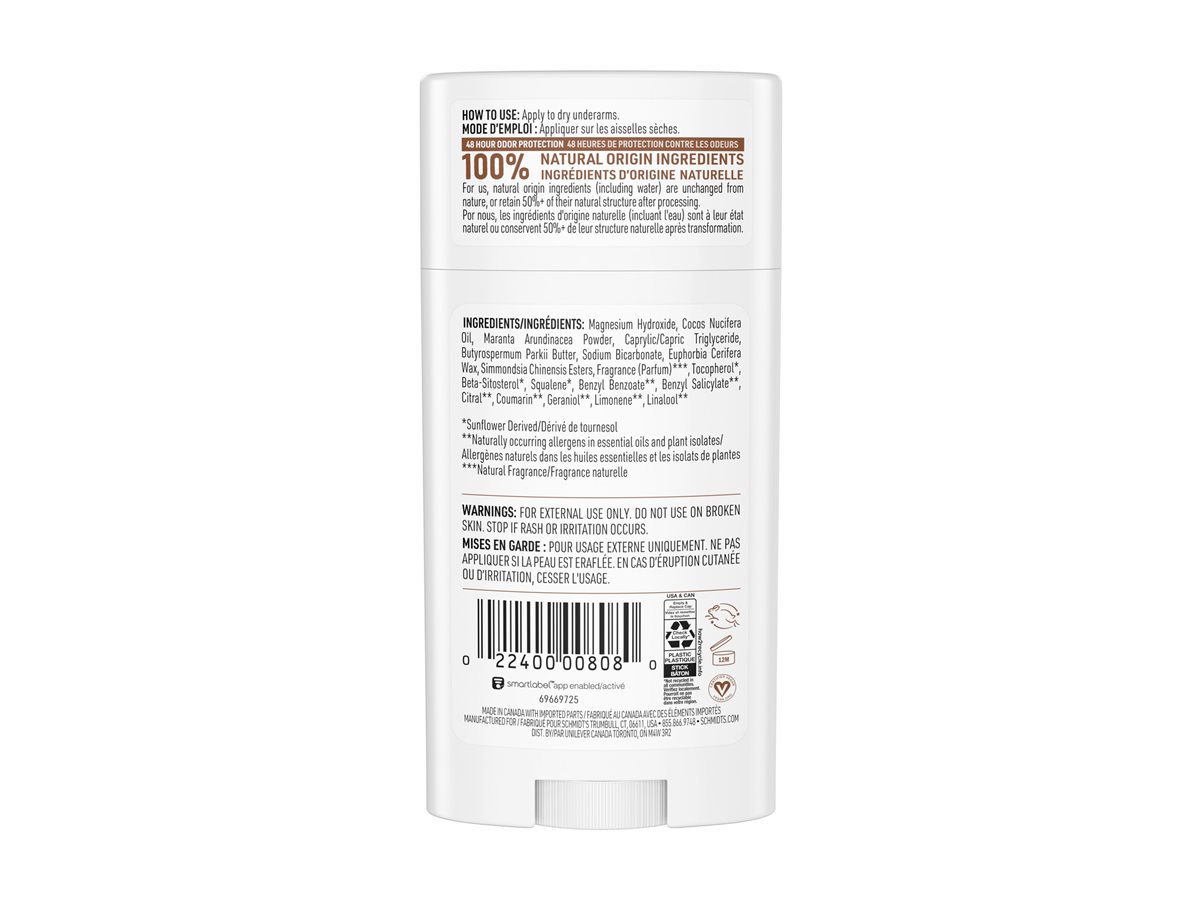 Schmidt's Natural Deodorant - Sandalwood & Citrus - 75g