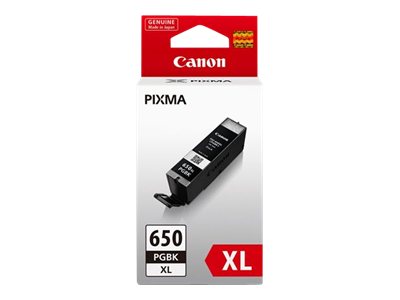 Canon PGI-650XLBK Extra Large black original ink Product shot Front 79200