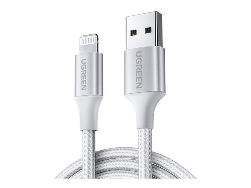 Ugreen Lightning cable MFI Certified 1 Product shot Front 79500