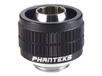 Phanteks Glacier 16/10mm Soft Tube Fitting (5/8' - 3/8'), G1/4 Kølevæske system tilpasning 1-pack Sort