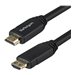 StarTech.com 10ft (3m) HDMI 2.0 Cable with Gripping Connectors, 4K 60Hz Premium Certified High Speed HDMI Cable with Ethernet, HDR10, 18Gbps, HDMI Video Cord for Monitor/TV, M/M, Black