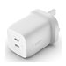 BoostCharge Pro GaN power adapter - 2 x USB-C - 65
