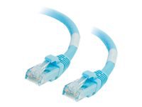 C2G 100ft Cat6a Snagless Unshielded (UTP) Network Patch Ethernet Cable-Aqua