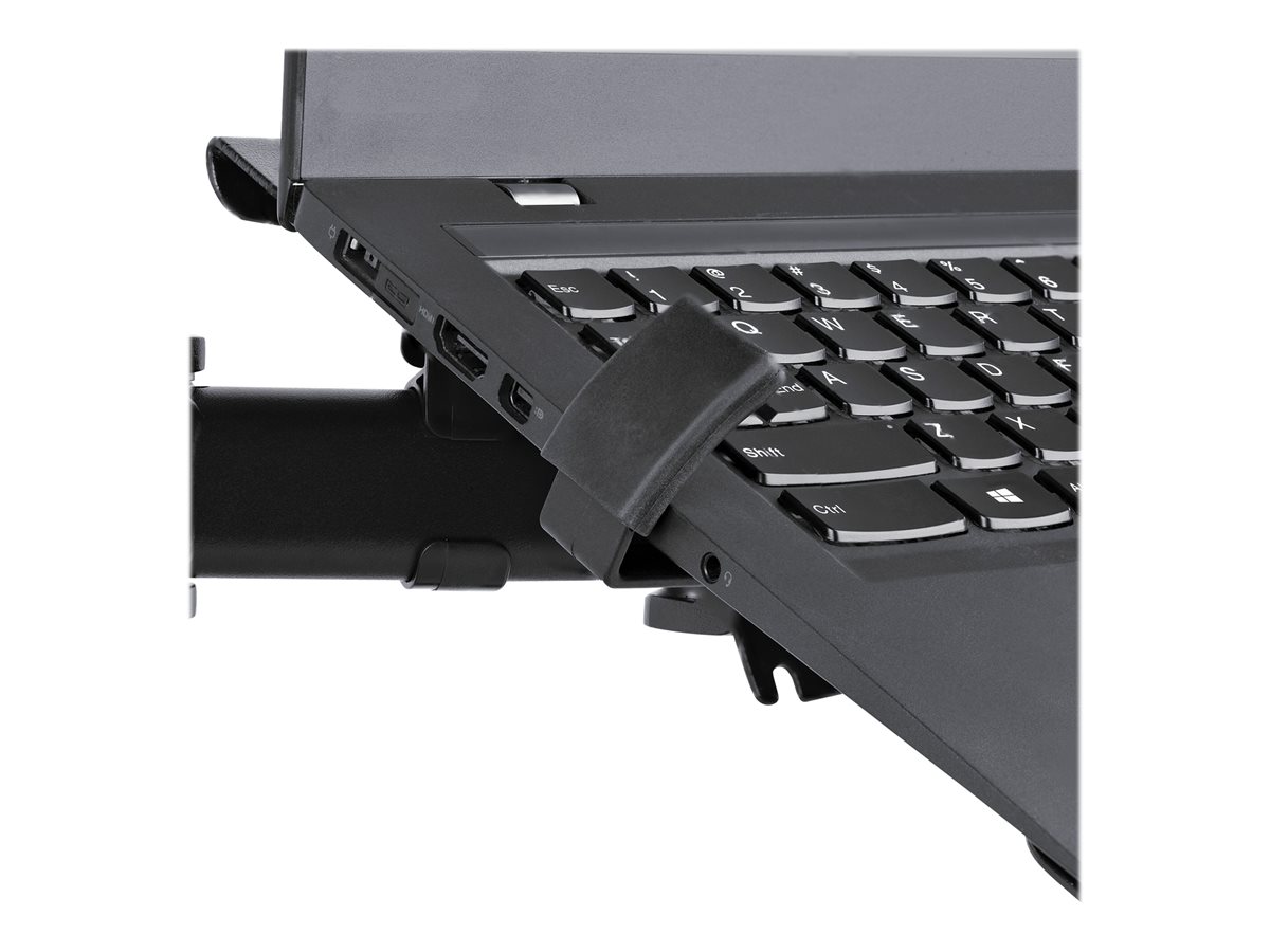 StarTech.com Laptop Desk Mount, Monitor and Laptop Mount for Desk, Displays 34in (8kg/17.6lb) & Laptops (4.5kg/9.9lbs), Adjustable & Articulating VESA Laptop Tray Arm - Desk Monitor Mount - Clamp / Grommet Mount (A-LAPTOP-DESK-MOUNT) montážní sada - pro monitor / notebook - černá – foto 12