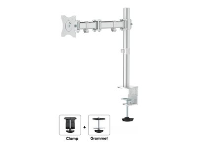 NEOMOUNTS Flat Desk Mount 1 screen Silv
