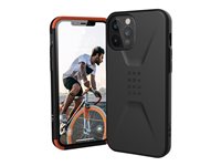 UAG Rugged Case for iPhone 12 Pro Max 5G [6.7-inch] - Civilian Black Beskyttelsescover Sort Apple iPhone 12 Pro Max