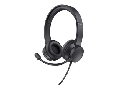 TRUST HS-201 USB On Ear PC Headset