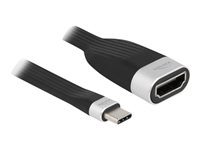 DeLOCK Videointerfaceomformer HDMI / USB 13.5cm Sort Sølv