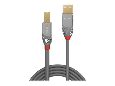LINDY USB 2.0 Kabel Typ A/B Cromo Line M/M 1m - 36641