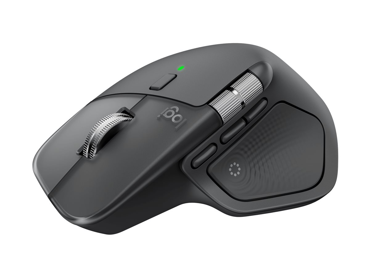 Logitech MX Master 4 - myš - Bluetooth, 2.4 GHz - grafit