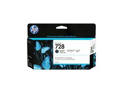 HP 728 130-ml Matte Black DesignJet Ink
