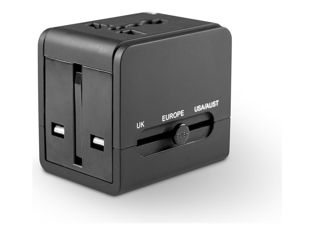 LOGiiX World Traveler Power Adapter - Black - LGX-13556