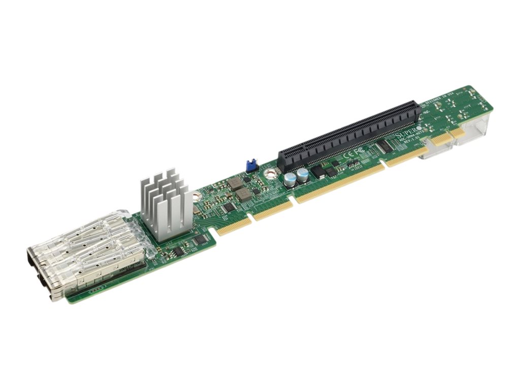 Supermicro 1U Ultra Riser 2-port 25GbE SFP28 Mellanox ConnectX-4 Lx EN, 1 PCI-E 3.0 x16, 4x NVMe