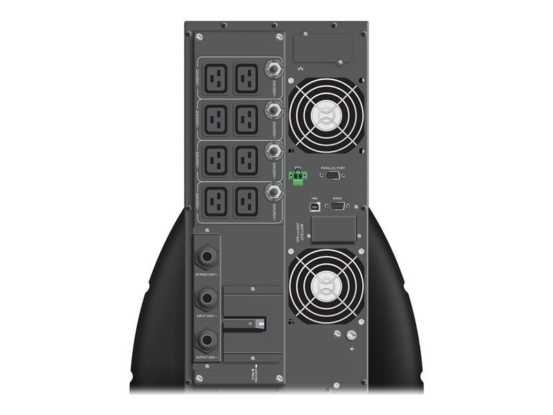 UPS RACK POWERWALKER VFI 10000 PRT HID ON-LINE 10000VA 8X IEC C19 TERMINAL USB-B RS-232 LCD 5U