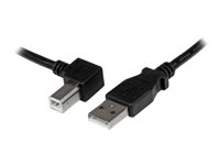 StarTech.com 1m USB 2.0 A to Left Angle B Cable Cord 1 m USB Printer Cable 