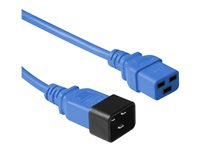 MicroConnect Strøm IEC 60320 C20 Strøm IEC 60320 C19 Blå 1.8m Strømkabel