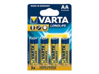 Varta Longlife AA type Standardbatterier