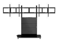 HAGOR Pro-Tower L Vogn med hjul 2 LCD / plasmapaneler 65"