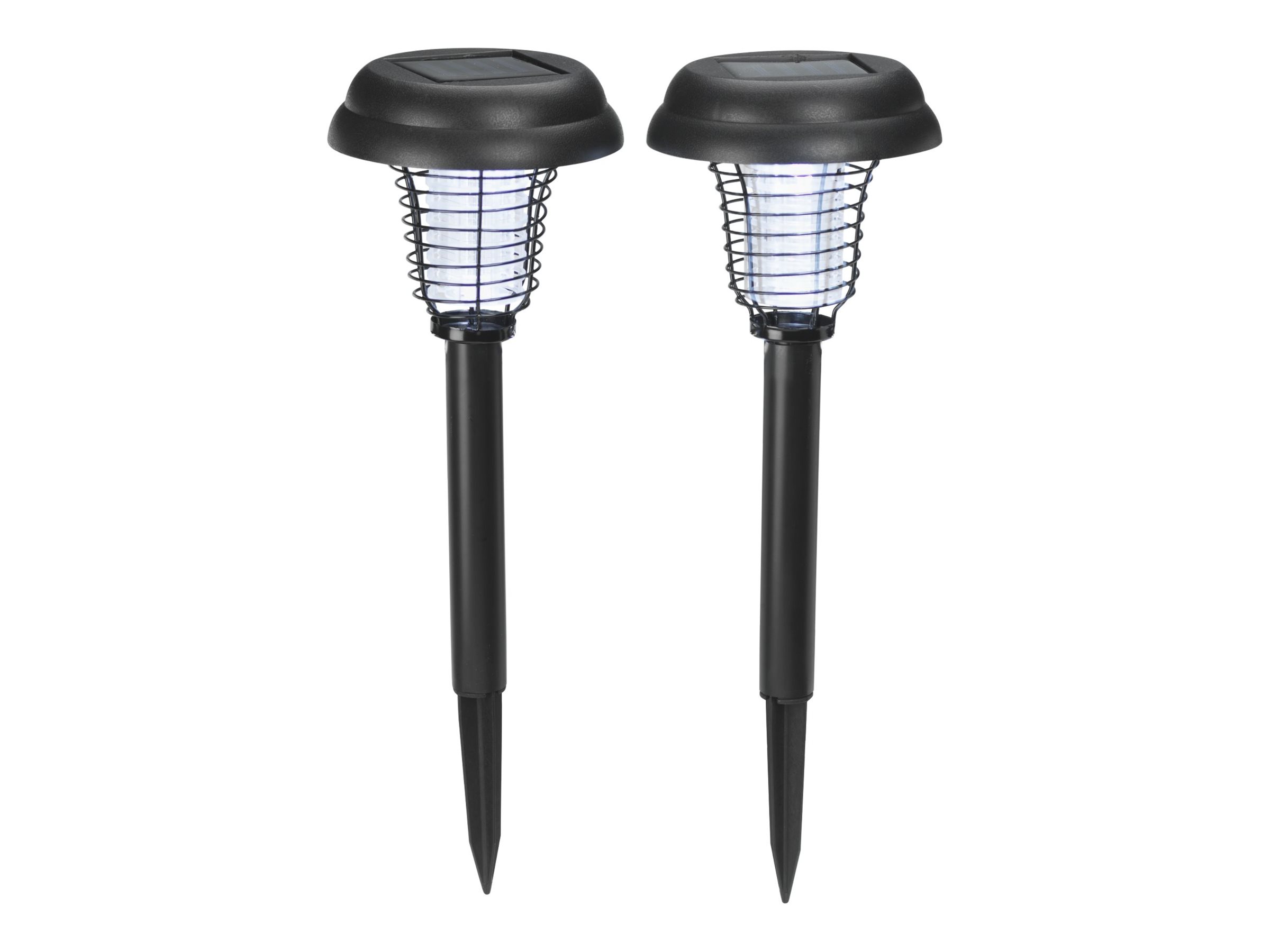 Moonrays LED Garden Garden Light / Bug Zapper - Black - 2's