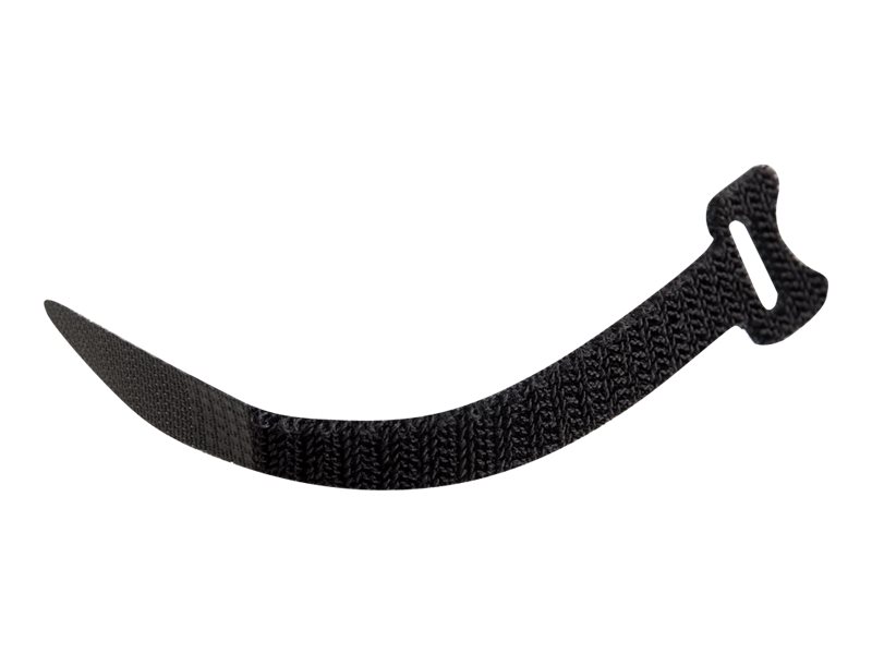 6IN 12PK VELCRO CABLE STRAPS BLACK