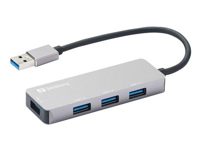 SANDBERG USB-A Hub 1xUSB3.0+3x2.0 SAVER - 333-67