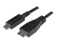 StarTech.com USB 3.1 USB Type-C kabel 50cm Sort