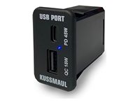 Gamber-Johnson - Adaptateur d'alimentation pour voiture - 63 Watt - QC, PD