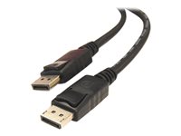 Bytecc DP DisplayPort cable DisplayPort (M) to DisplayPort (M) 6 ft latched black