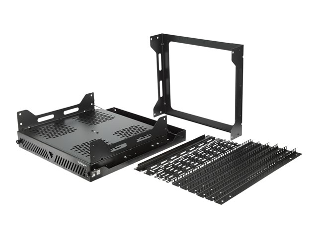 StarTech.com 12U Sliding Rotating Open Frame Network Rack, 4 Post AV ...