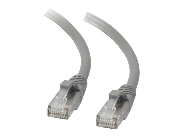 Image of C2G Cat5e Booted Unshielded (UTP) Network Patch Cable - patch cable - 3 m - grey