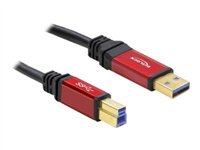DeLOCK USB 3.0 USB-kabel 5m Sort