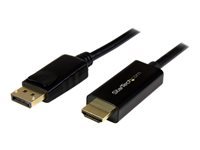 StarTech.com Câble adaptateur DisplayPort vers HDMI de 1 m - Convertisseur DP vers HDMI avec câble intégré - M/M - Ultra HD 4K - Noir