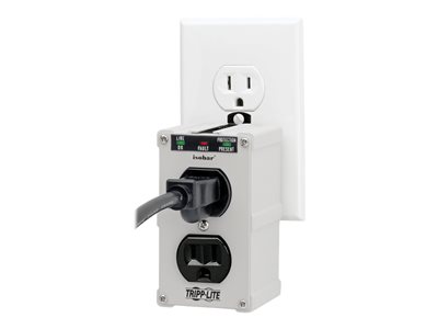 ISOBAR 2OUT DIRECT PLUG-IN SURGE SUPPRESSOR UL1449 $10K 1410 J