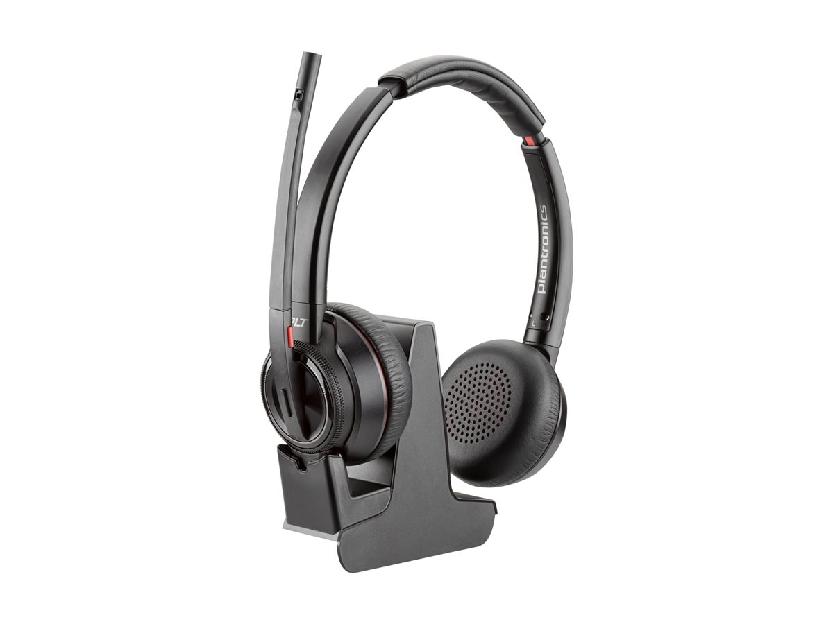 Poly Savi 8220 Stereo DECT 1880-1900 MHz Top +Charging Cradle EMEA-INTL English Loc-Euro plug – foto 2