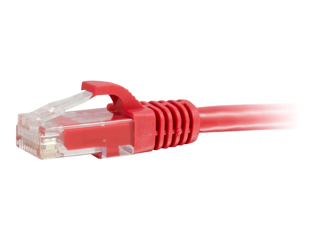 C2G 2ft Cat6a Snagless Unshielded (UTP) Network Patch Ethernet Cable-Red