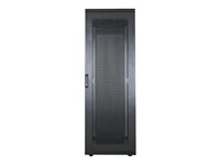 Intellinet Network Cabinet, Free Standing (Standard), 42U, Usable Depth 123 to 773mm/Width 703mm, Black, Assembled, Max 1500kg, Server Rack, IP20 rated, 19", Steel, Multi-Point Door Lock, One Lock Per Side Panel, Three Year Warranty - rack - 42U