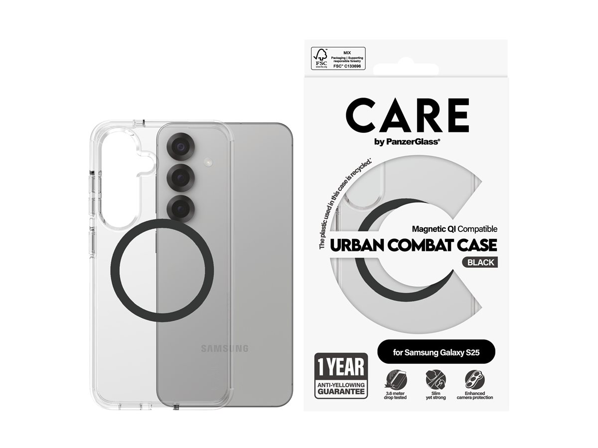 PanzerGlass CARE Samsung Galaxy S25 Urban Combat Black QI – foto 3
