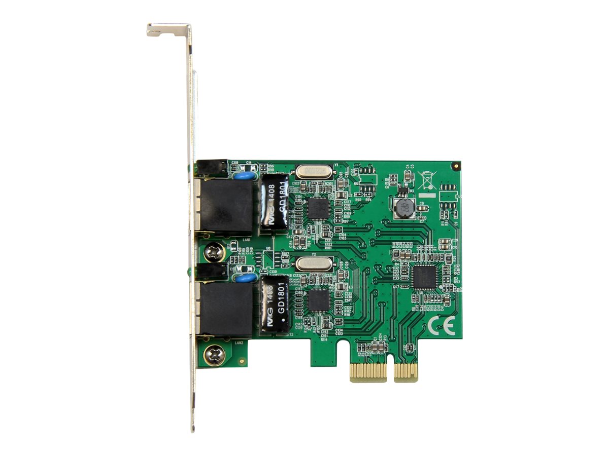 StarTech.com Dual Port Gigabit PCI Express Server Network Adapter Card - 1 Gbps PCIe NIC - Dual Port Server Adapter - 2 Port Ethernet Card (ST1000SPEXD4) - síťový adaptér - PCIe - Gigabit Ethernet x 2 – foto 2