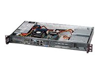 Supermicro SC505 203B Rackversion Mini ITX 200Watt Strømforsyning Sort