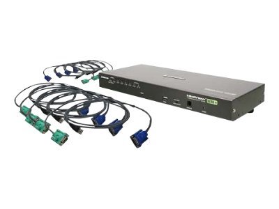 IOGEAR - GCL1816KITU - 16-Port LCD Combo KVM Switch with USB KVM Cables