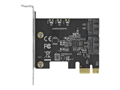 DELOCK 2Port SATA PCI Express Karte Low Profile Formfaktor