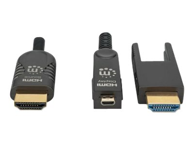 Manhattan HDMI-kabel med Ethernet-sæt 20m Sort