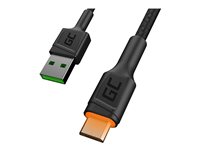 Green Cell USB 2.0 USB-kabel 1.2m Sort