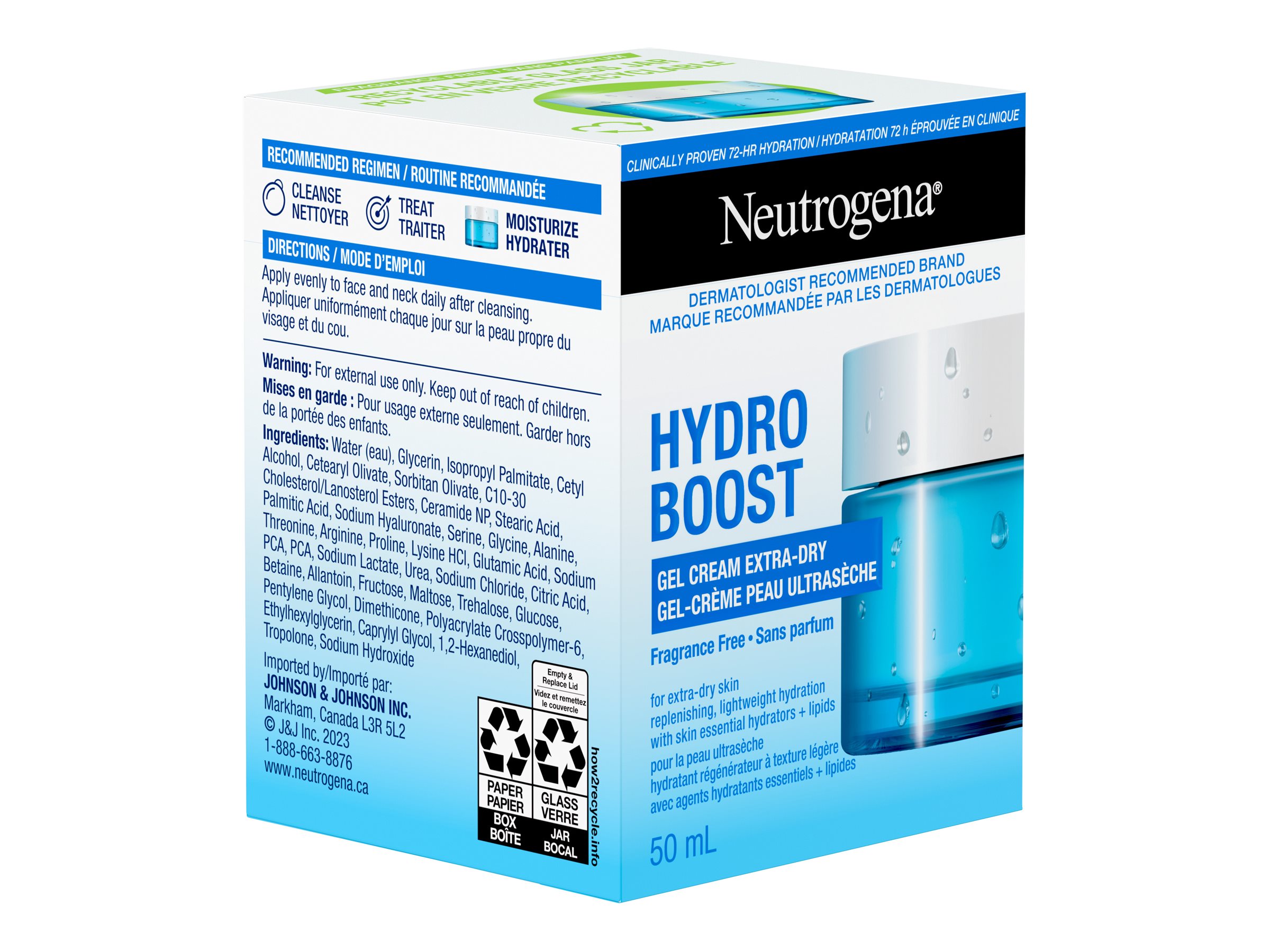 Neutrogena Hydro Boost Gel Cream Extra Dry- 50ml